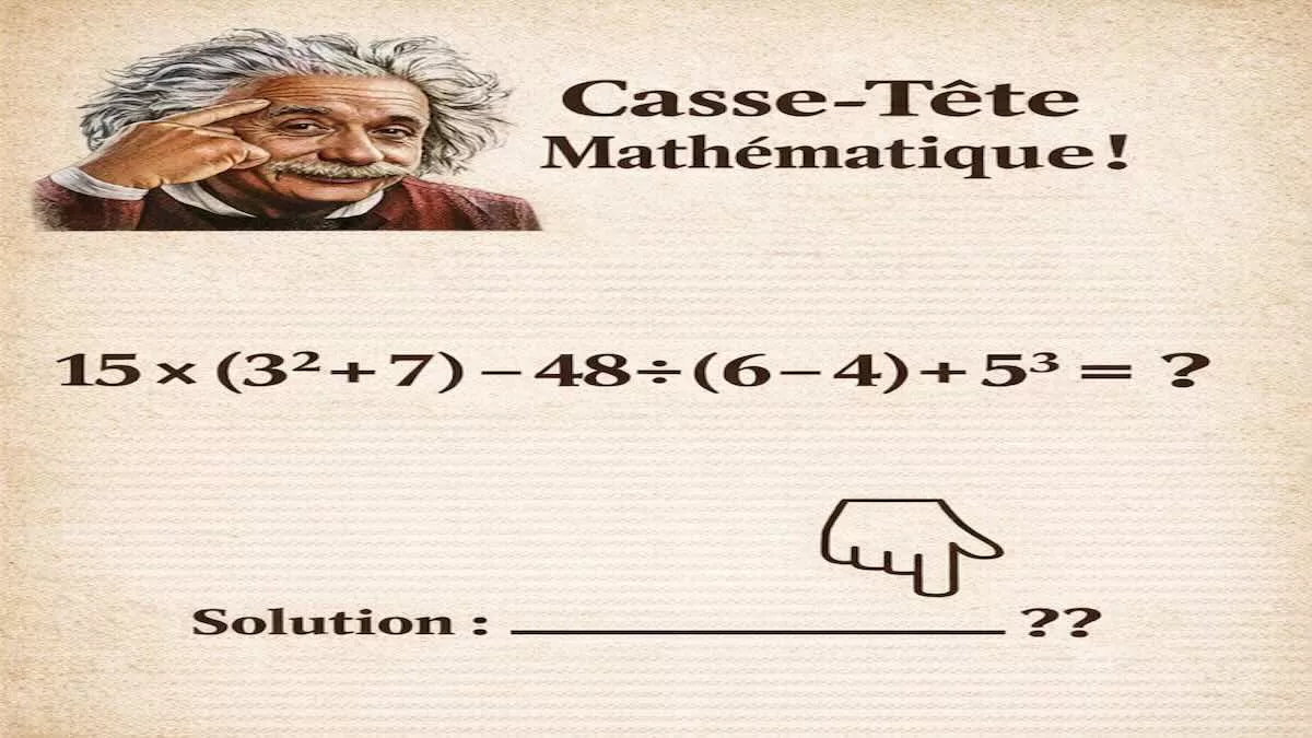Math Puzzle: Can You Find The Right Answer In Less Than 40 Seconds?