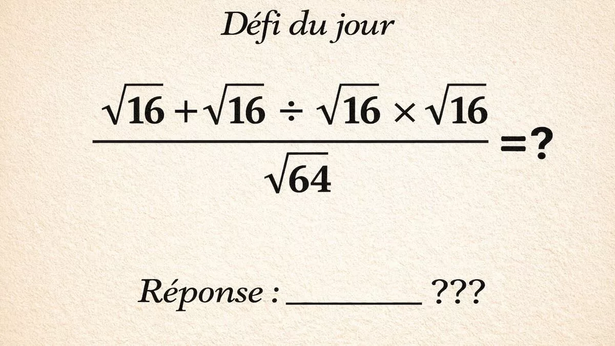 Math Challenge! Can you find the right answer in 30 seconds?